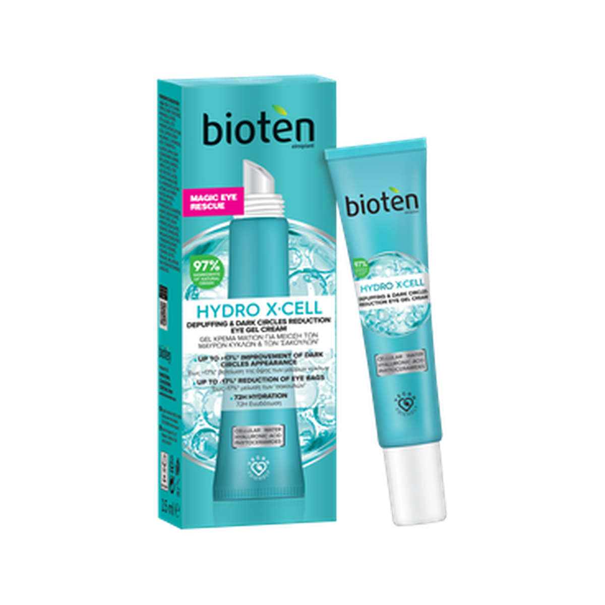 bioten Hydro X-Cell Depuffing & Dark Circles Reduction Eye Gel Cream
